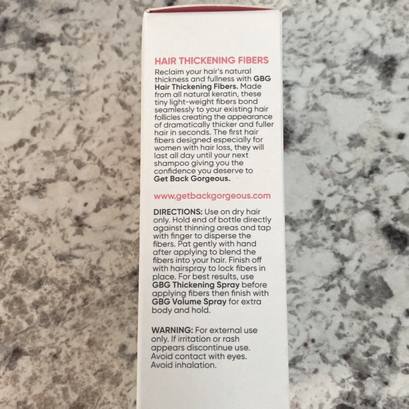 Get Back Gorgeous Dark Blonde Hair Fibers - Picture 2 of 5